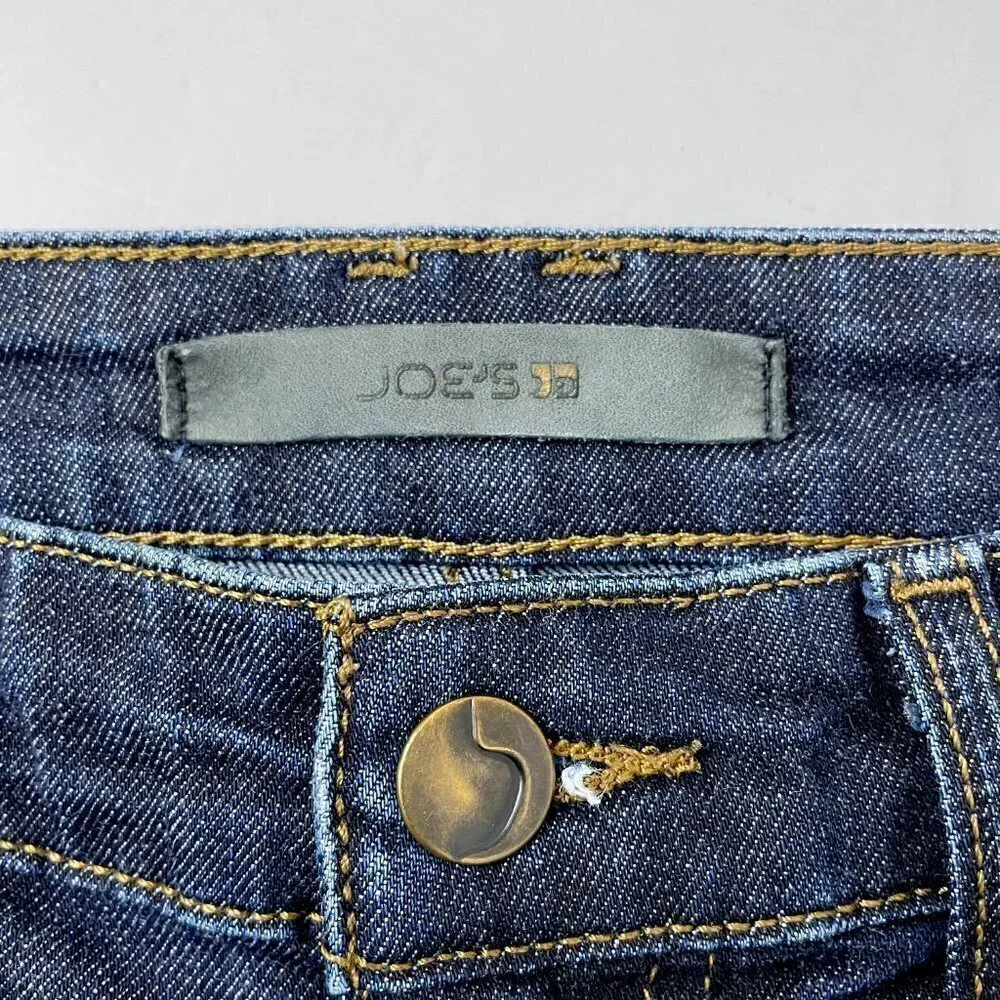 Joe's Jeans Women's Low Rise Skinny Jeans Dark Wash Stretch size 27 length 32